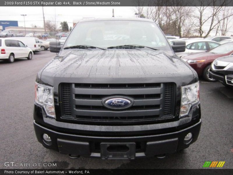 Black / Stone/Medium Stone 2009 Ford F150 STX Regular Cab 4x4