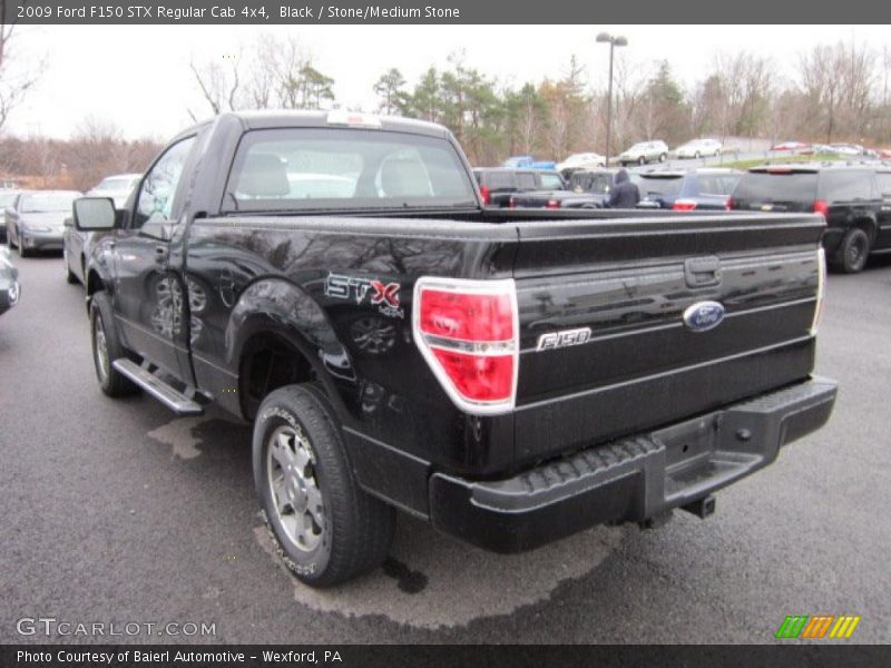 Black / Stone/Medium Stone 2009 Ford F150 STX Regular Cab 4x4