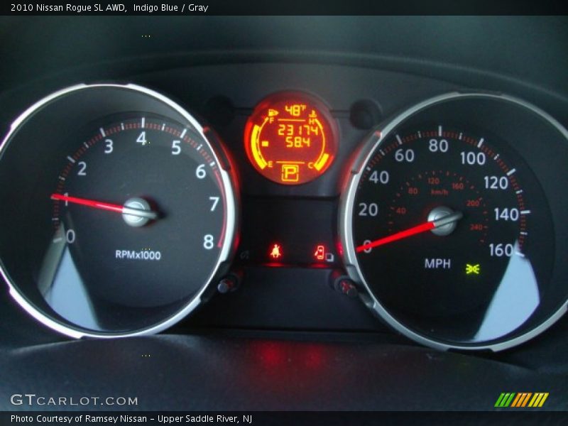 Indigo Blue / Gray 2010 Nissan Rogue SL AWD