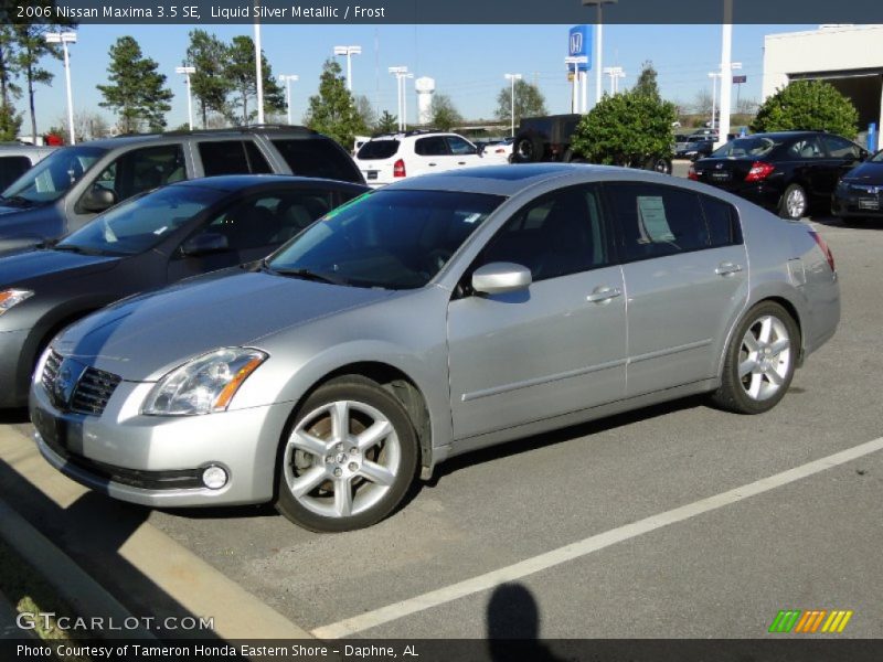 Liquid Silver Metallic / Frost 2006 Nissan Maxima 3.5 SE