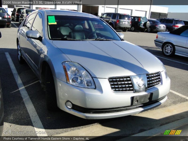 Liquid Silver Metallic / Frost 2006 Nissan Maxima 3.5 SE