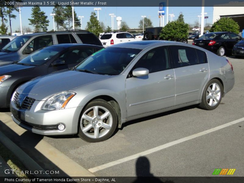 Liquid Silver Metallic / Frost 2006 Nissan Maxima 3.5 SE