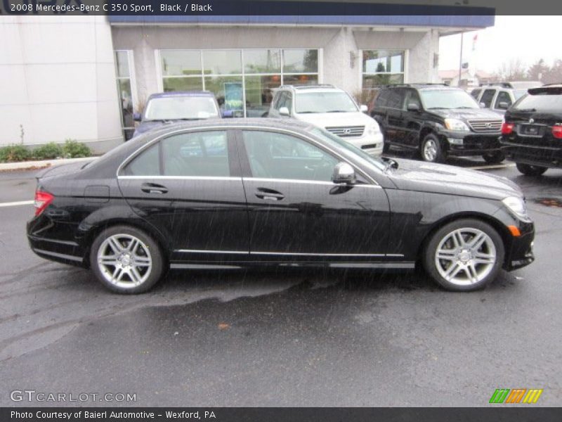 Black / Black 2008 Mercedes-Benz C 350 Sport