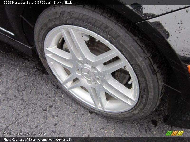 Black / Black 2008 Mercedes-Benz C 350 Sport