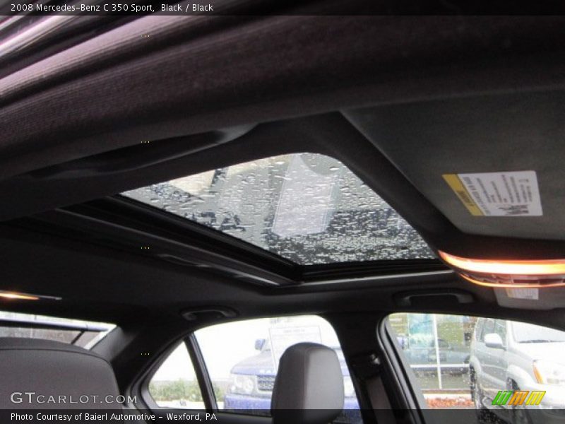Black / Black 2008 Mercedes-Benz C 350 Sport