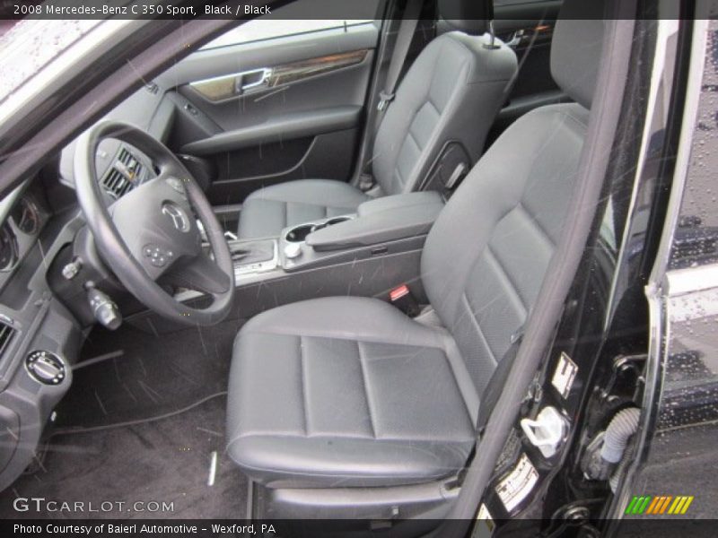 Black / Black 2008 Mercedes-Benz C 350 Sport