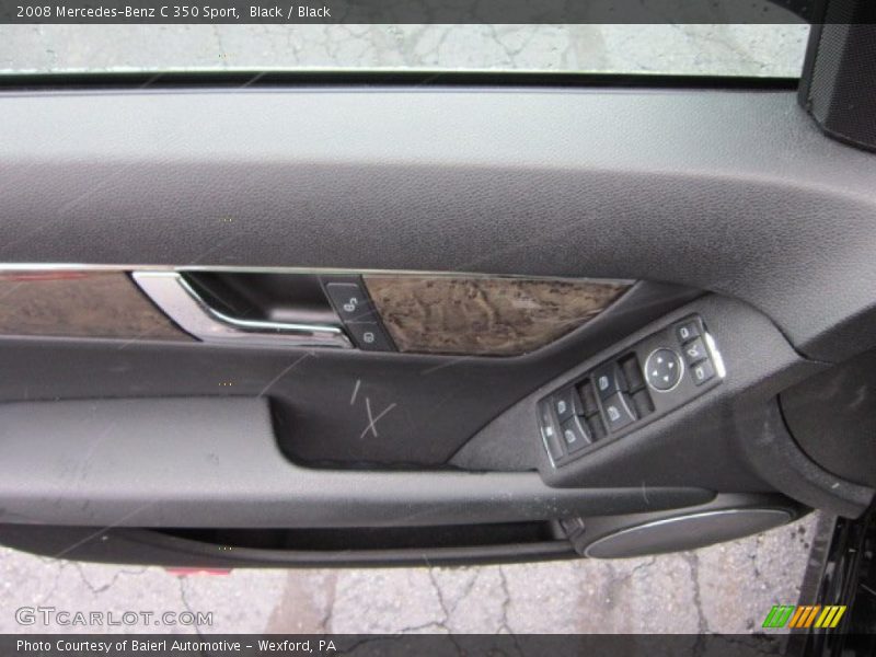 Black / Black 2008 Mercedes-Benz C 350 Sport