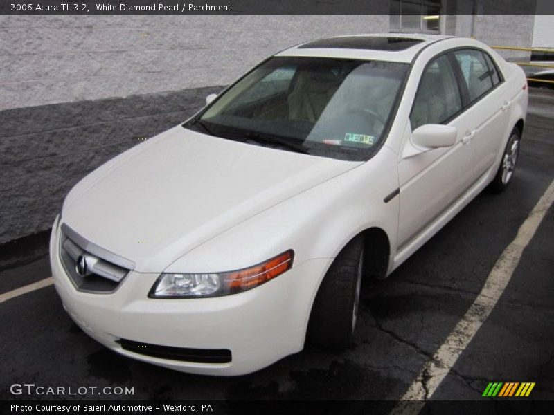 White Diamond Pearl / Parchment 2006 Acura TL 3.2