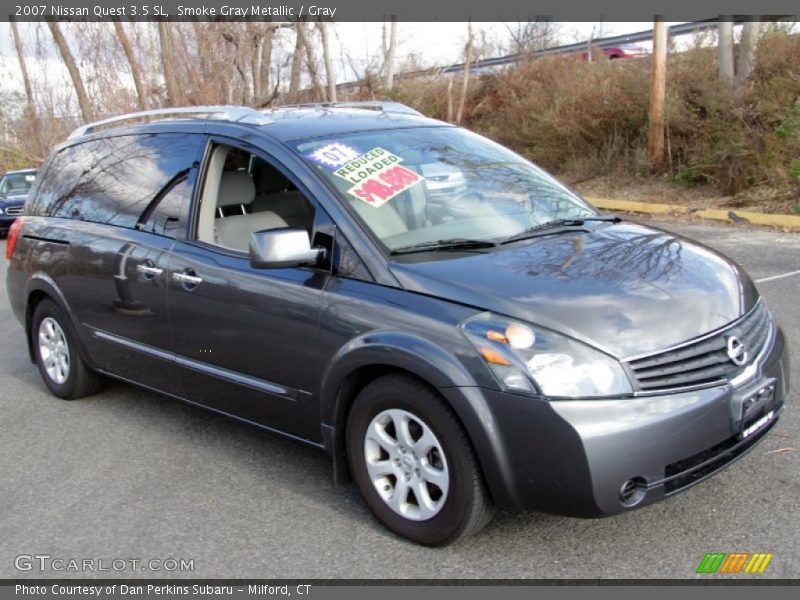 Smoke Gray Metallic / Gray 2007 Nissan Quest 3.5 SL