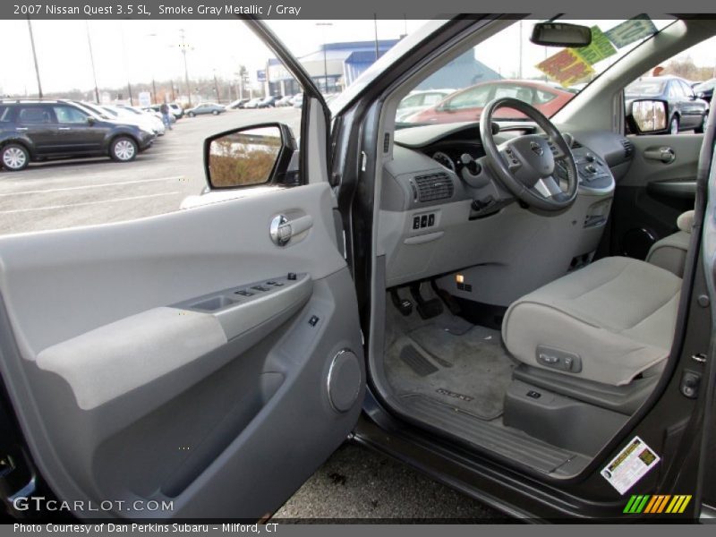 Smoke Gray Metallic / Gray 2007 Nissan Quest 3.5 SL