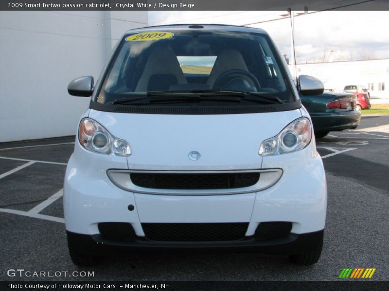 Crystal White / Design Beige 2009 Smart fortwo passion cabriolet