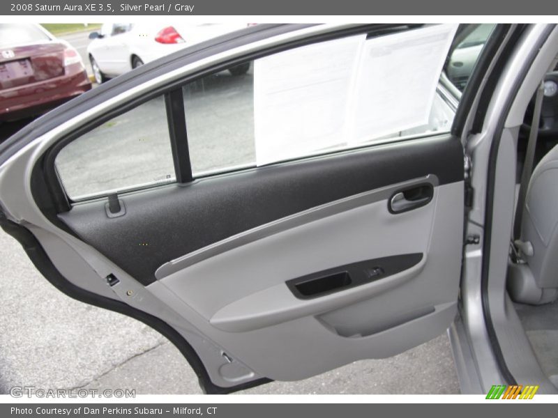 Silver Pearl / Gray 2008 Saturn Aura XE 3.5