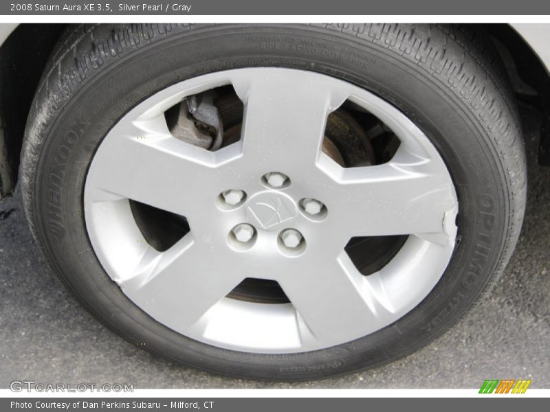 Silver Pearl / Gray 2008 Saturn Aura XE 3.5