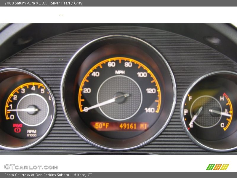 Silver Pearl / Gray 2008 Saturn Aura XE 3.5