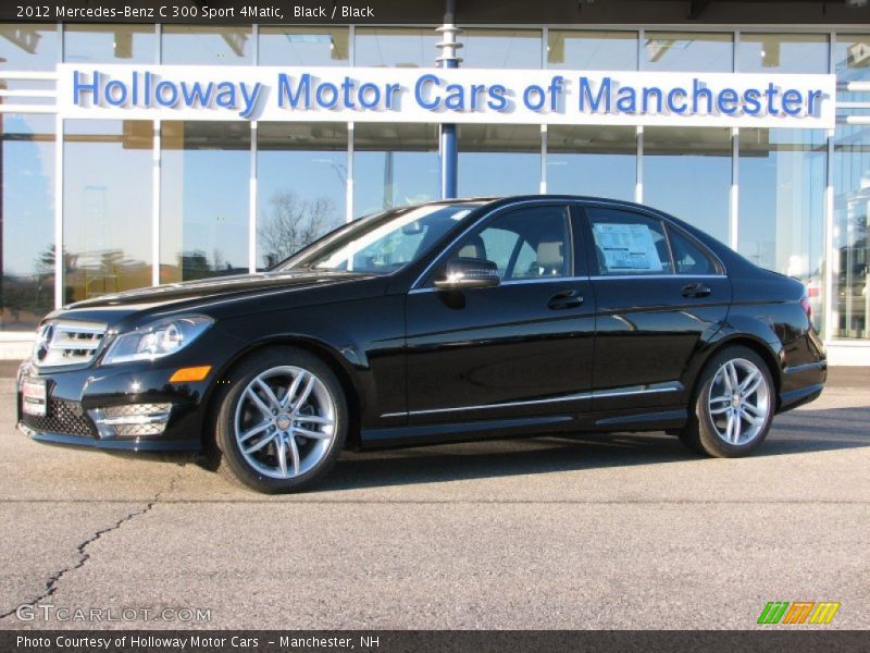 Black / Black 2012 Mercedes-Benz C 300 Sport 4Matic