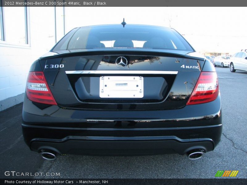 Black / Black 2012 Mercedes-Benz C 300 Sport 4Matic