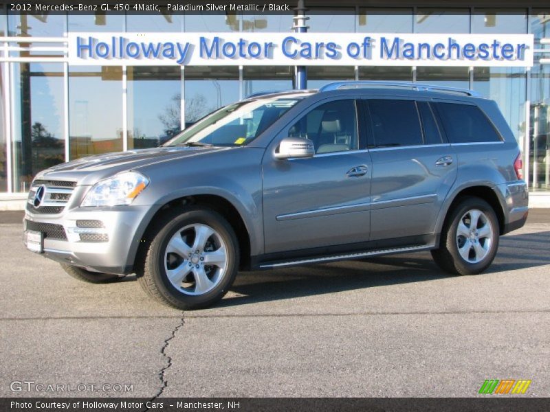 Paladium Silver Metallic / Black 2012 Mercedes-Benz GL 450 4Matic