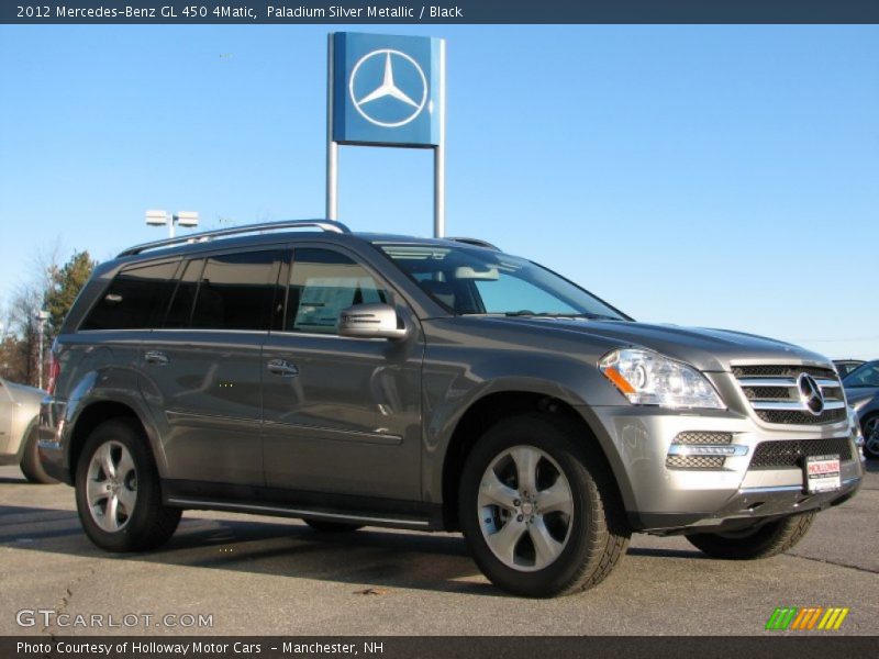 Paladium Silver Metallic / Black 2012 Mercedes-Benz GL 450 4Matic