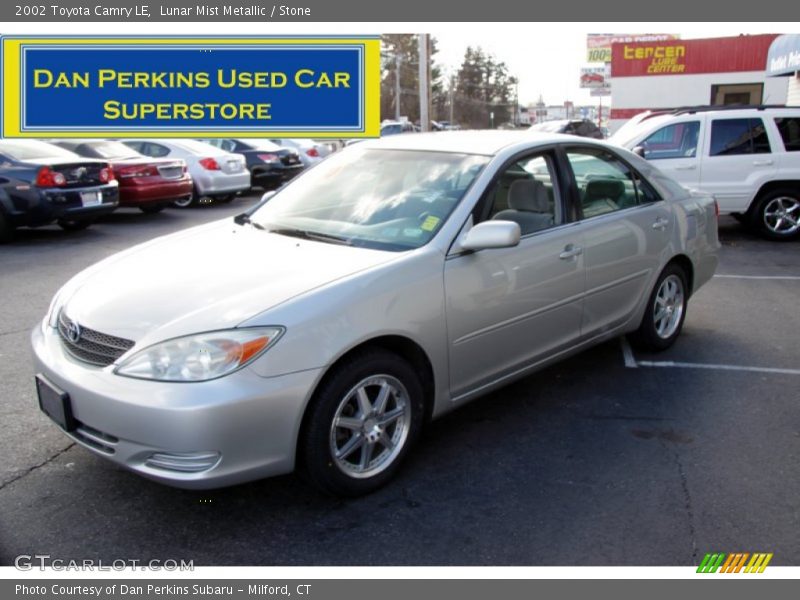 Lunar Mist Metallic / Stone 2002 Toyota Camry LE