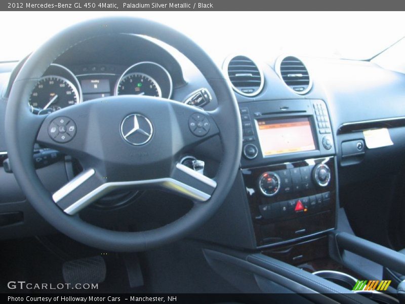 Paladium Silver Metallic / Black 2012 Mercedes-Benz GL 450 4Matic