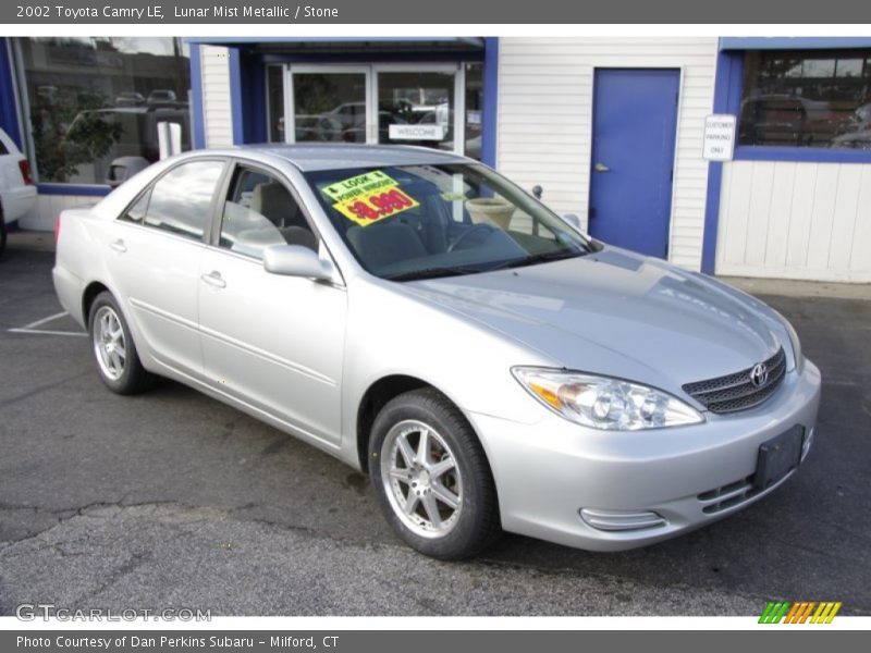 Lunar Mist Metallic / Stone 2002 Toyota Camry LE