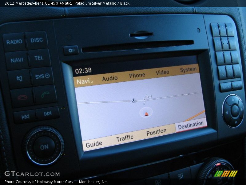Paladium Silver Metallic / Black 2012 Mercedes-Benz GL 450 4Matic