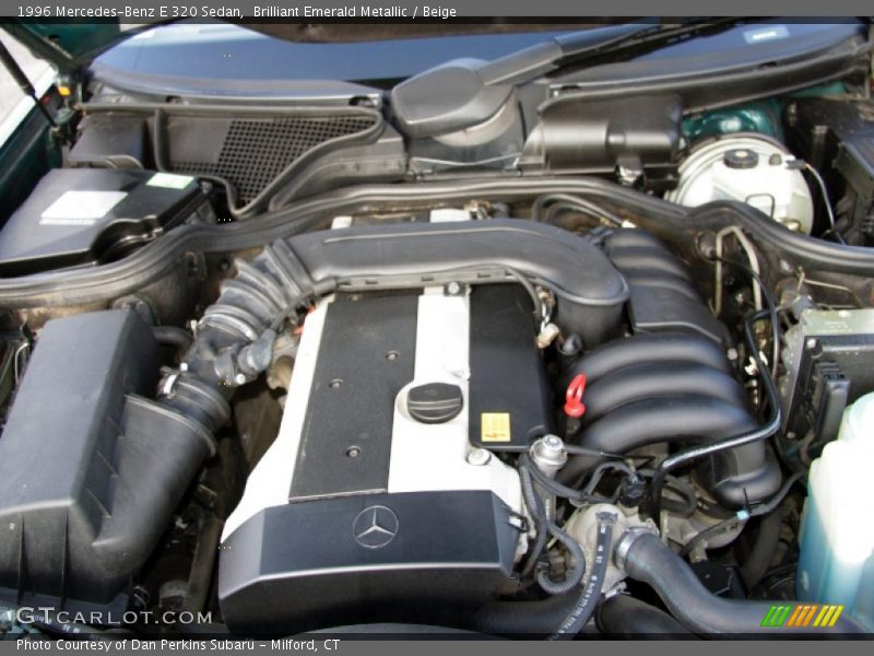 Brilliant Emerald Metallic / Beige 1996 Mercedes-Benz E 320 Sedan