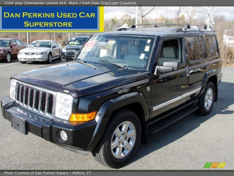 Black / Dark Slate Gray/Light Graystone 2006 Jeep Commander Limited 4x4