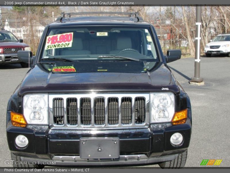 Black / Dark Slate Gray/Light Graystone 2006 Jeep Commander Limited 4x4