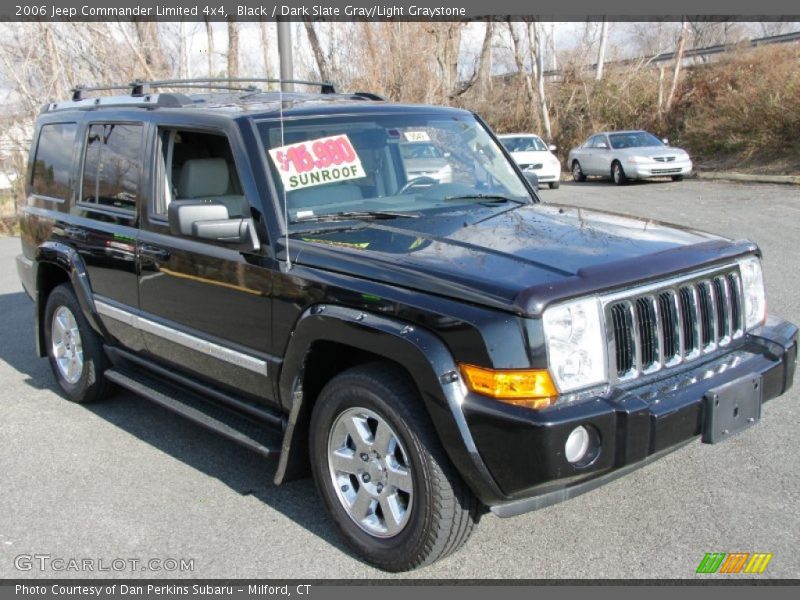 Black / Dark Slate Gray/Light Graystone 2006 Jeep Commander Limited 4x4