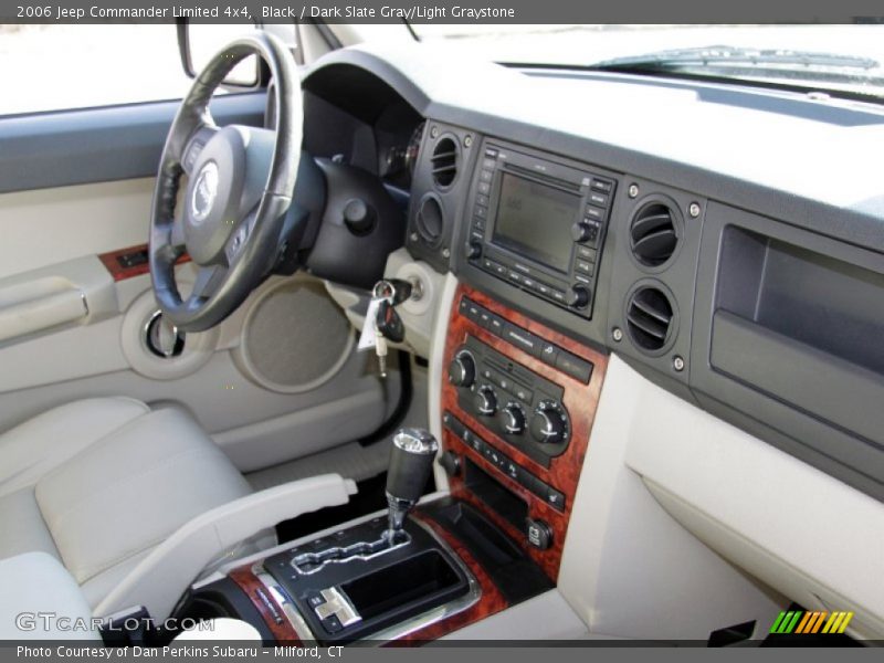 Black / Dark Slate Gray/Light Graystone 2006 Jeep Commander Limited 4x4