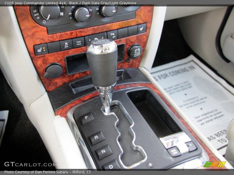 Black / Dark Slate Gray/Light Graystone 2006 Jeep Commander Limited 4x4
