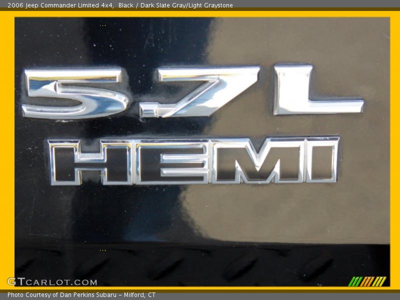 Black / Dark Slate Gray/Light Graystone 2006 Jeep Commander Limited 4x4