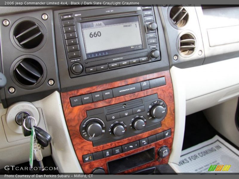 Black / Dark Slate Gray/Light Graystone 2006 Jeep Commander Limited 4x4