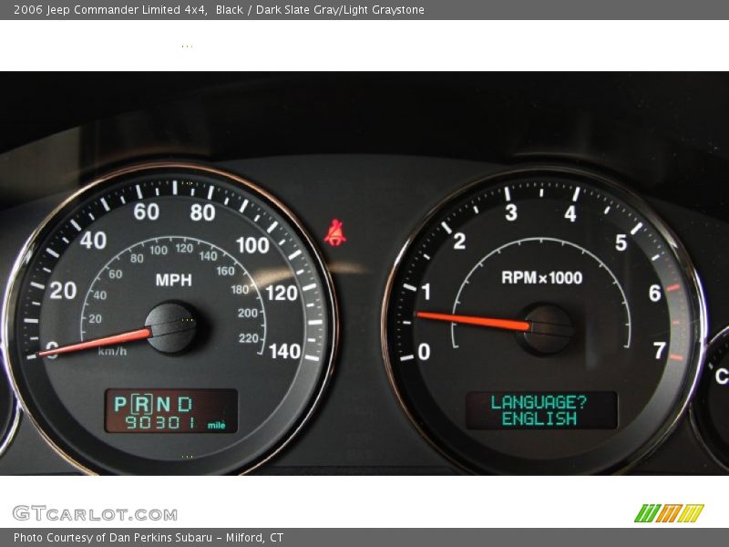 Black / Dark Slate Gray/Light Graystone 2006 Jeep Commander Limited 4x4