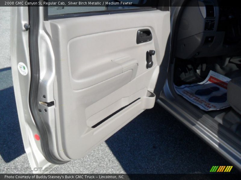 Silver Birch Metallic / Medium Pewter 2008 GMC Canyon SL Regular Cab