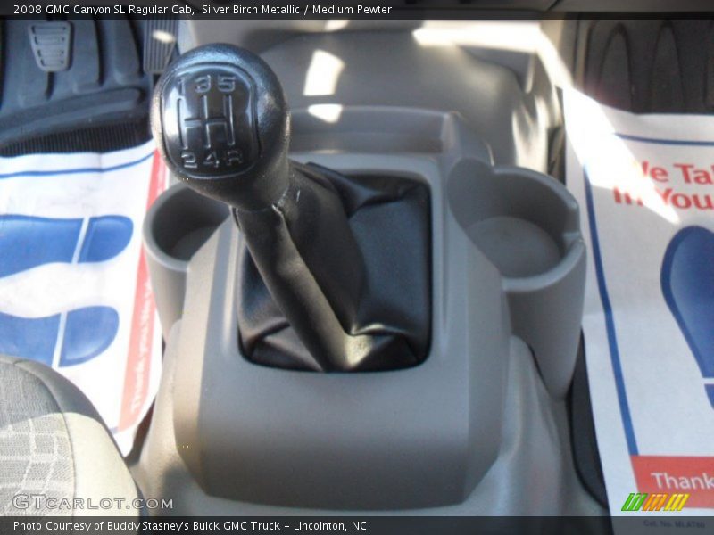 Silver Birch Metallic / Medium Pewter 2008 GMC Canyon SL Regular Cab