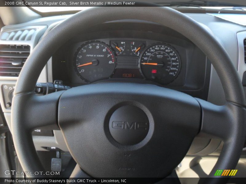 Silver Birch Metallic / Medium Pewter 2008 GMC Canyon SL Regular Cab