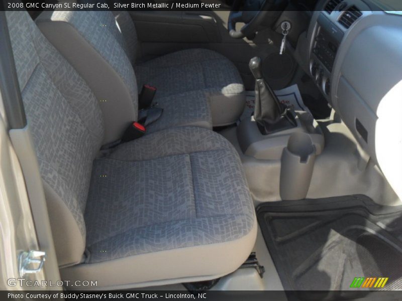 Silver Birch Metallic / Medium Pewter 2008 GMC Canyon SL Regular Cab