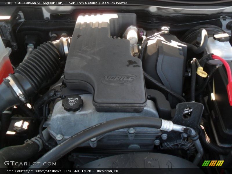 Silver Birch Metallic / Medium Pewter 2008 GMC Canyon SL Regular Cab