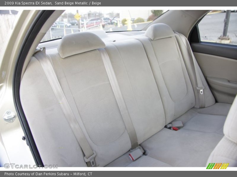 Sand Beige Metallic / Beige 2009 Kia Spectra EX Sedan