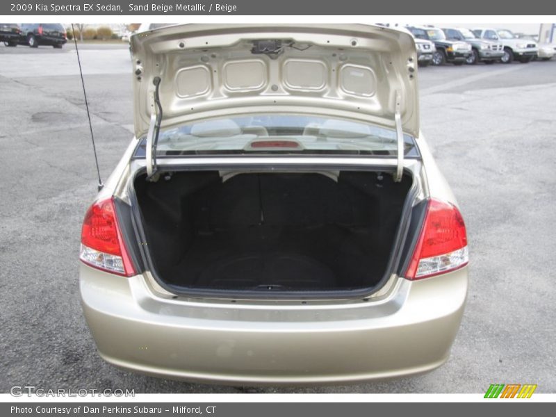 Sand Beige Metallic / Beige 2009 Kia Spectra EX Sedan
