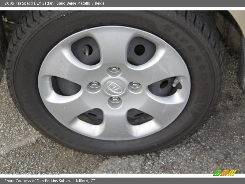 Sand Beige Metallic / Beige 2009 Kia Spectra EX Sedan