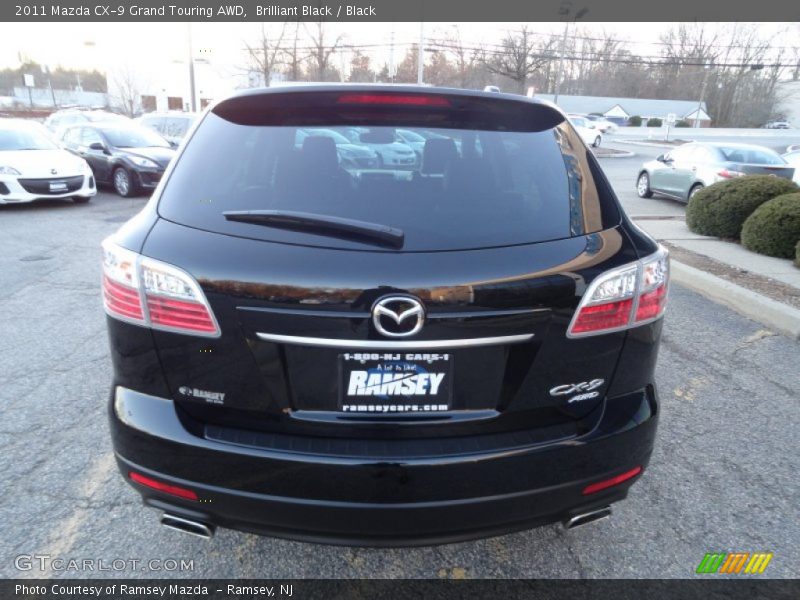 Brilliant Black / Black 2011 Mazda CX-9 Grand Touring AWD