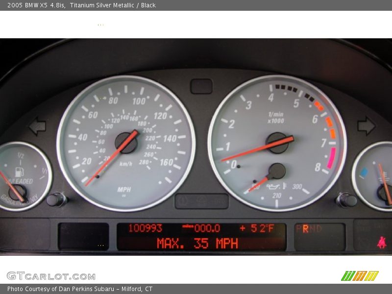  2005 X5 4.8is 4.8is Gauges