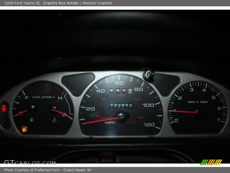 Graphite Blue Metallic / Medium Graphite 1999 Ford Taurus SE