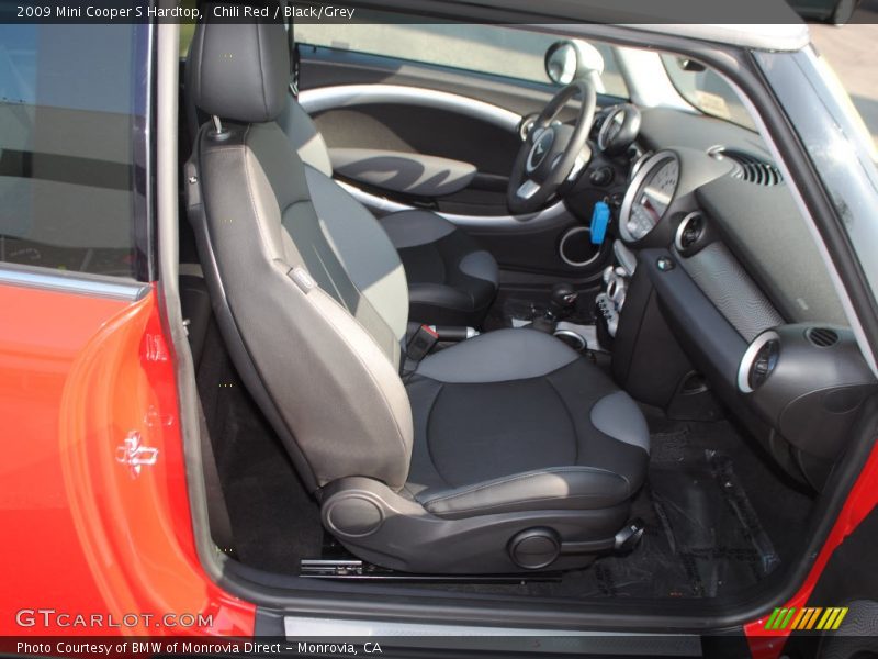 Chili Red / Black/Grey 2009 Mini Cooper S Hardtop