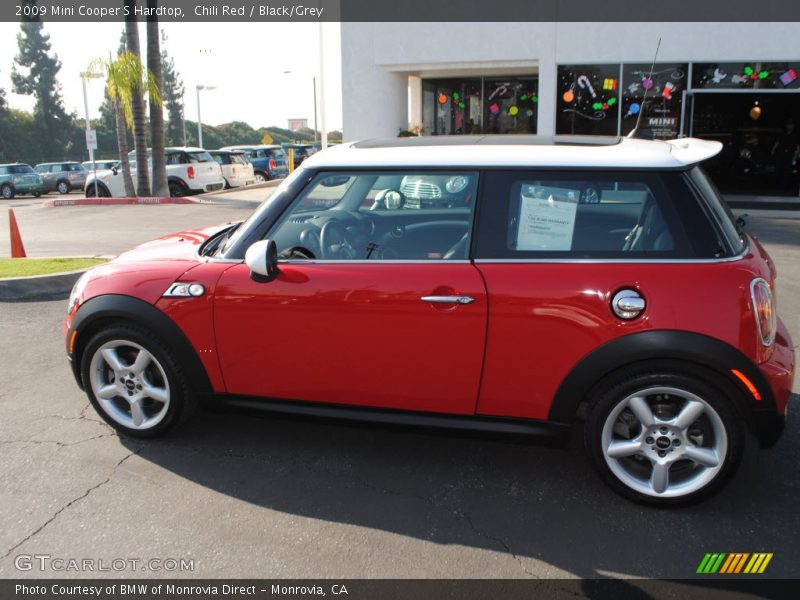 Chili Red / Black/Grey 2009 Mini Cooper S Hardtop