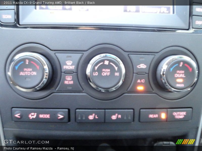 Brilliant Black / Black 2011 Mazda CX-9 Grand Touring AWD