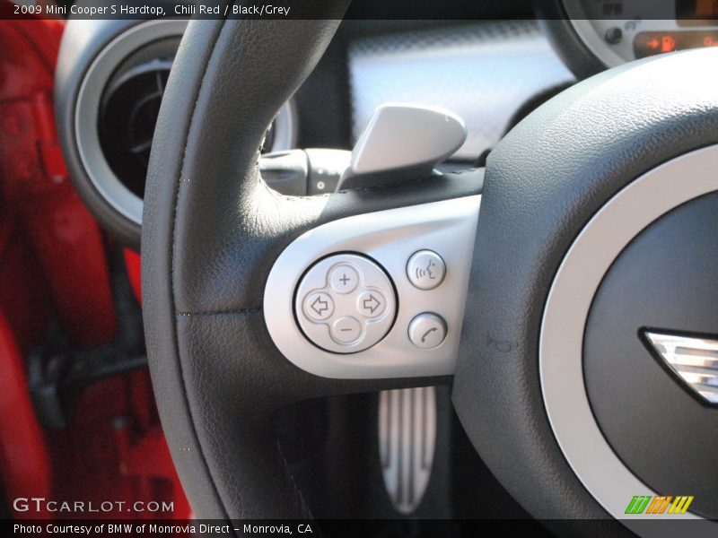 Chili Red / Black/Grey 2009 Mini Cooper S Hardtop